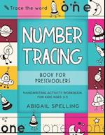 Number Tracing Book for Preschoolers