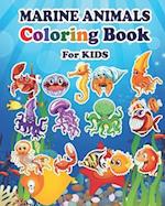 Marine Animals Coloring Book For Kids