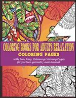 Coloring books for adults relaxation