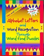 Alphabet Letters and Word Recognition Through Word Find Puzzles