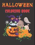 Halloween Coloring book: Halloween Coloring and Activity Book For Toddlers and Kids 