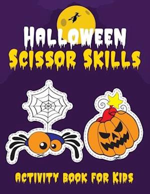 Halloween Scissor Skills activity Book for kids