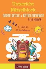 Unterricht Rätselblock Knobelspiele & Rätselaufgaben für Kinder