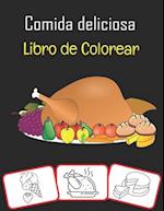 Comida deliciosa Libro de colorear