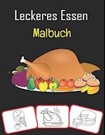 Leckeres Essen Malbuch