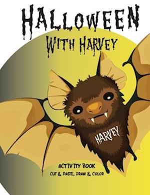 Halloween with Harvey Activity Book, Cut and Paste, Draw and Color