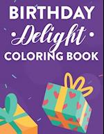 Birthday Delight Coloring Book