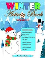 Winter Activity Book For Kids Grades 4-6