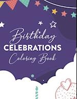 Birthday Celebrations Coloring Book