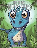 Dot to Dot Dinosaurs: 1-20 Dot to Dot Books for Children Age 3-5 