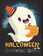 Halloween Coloring Book for kids Ages 4-8