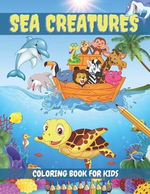 Sea Creatures Coloring Book For Kids