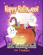 Happy Halloween ABC Coloring Book for Toddlers