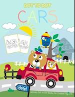 Dot to Dot Cars: 1-20 Vehicles Dot to Dot Books for Children Age 3-5 