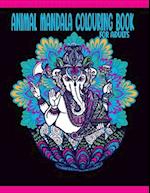 Animal Mandala Colouring Book For Adults