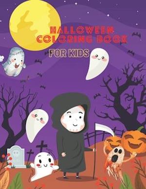 Halloween Coloring Book For kids