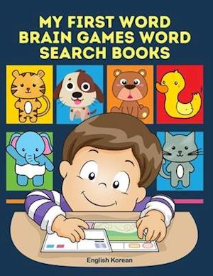 My First Word Brain Games Word Search Books English Korean