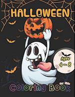 Halloween Coloring book for kids Ages 4-8