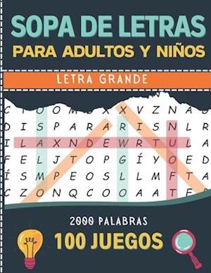 Sopa de Letras para Adultos y Niños