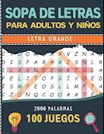 Sopa de Letras para Adultos y Niños