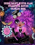 Sherri Baldy Winter Glam Steampunk Besties Coloring Book