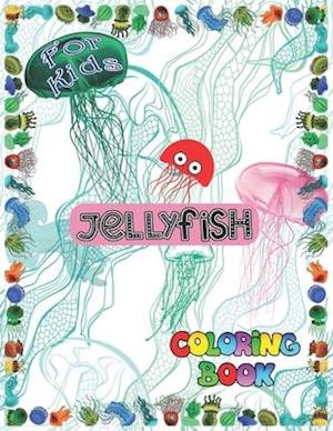 Jellyfish coloring book for kids