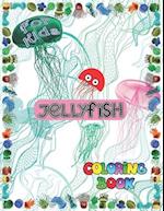 Jellyfish coloring book for kids
