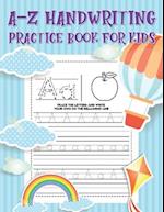 A-Z Handwriting Practice Book for Kids