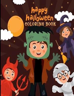 Happy Halloween Coloring Book