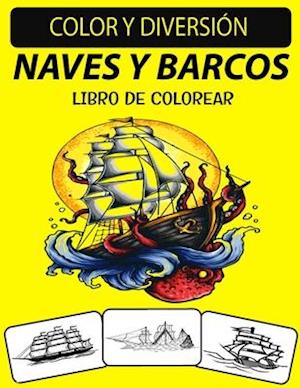 Naves Y Barcos Libro de Colorear