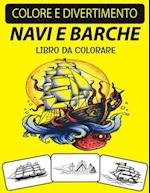 Navi E Barche Libro Da Colorare