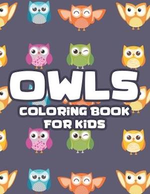 Owls Coloring Book For Kids