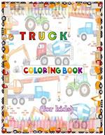 Truck Coloring Book For Kids