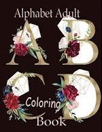 Alphabet Adult Coloring Book: A Stress Relieving Alphabetical Coloring Book for Adults and Children 
