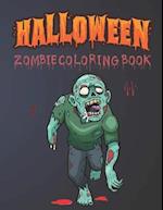 Halloween Zombie Coloring Book: Zombie Halloween Coloring Books for Kids, Boys, & Girls (Zombie Coloring Book) 