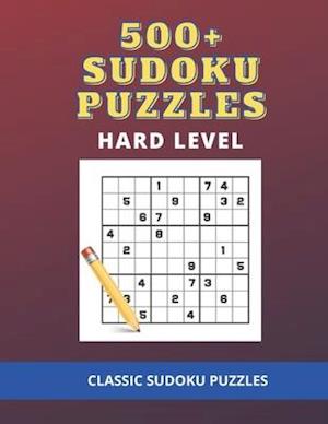 500+ Sudoku Puzzles Hard Level