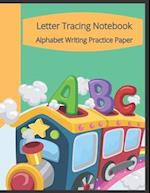 Letter Tracing Notebook, Alphabet Writing Practice Paper