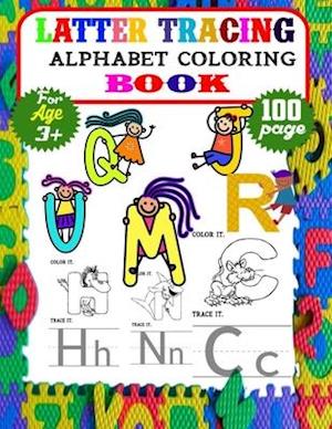 Latter Tracing Alphabet Coloring Book