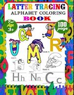 Latter Tracing Alphabet Coloring Book