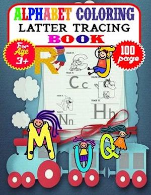 Alphabet Coloring Latter Tracing Book