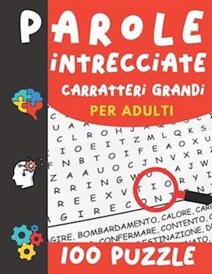 Parole Intrecciate Caratteri Grandi