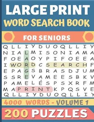 Large Print Word Search Book