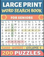 Large Print Word Search Book