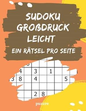 Sudoku Großdruck Leicht Ein Rätsel Pro Seite