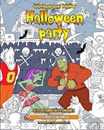 Halloween Party - Coloriages pour Adultes - Fête Privée d'Halloween - Humour décalé