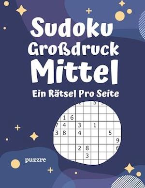 Sudoku Großdruck Mittel Ein Rätsel Pro Seite
