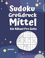 Sudoku Großdruck Mittel Ein Rätsel Pro Seite