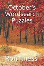 October's Wordsearch Puzzles
