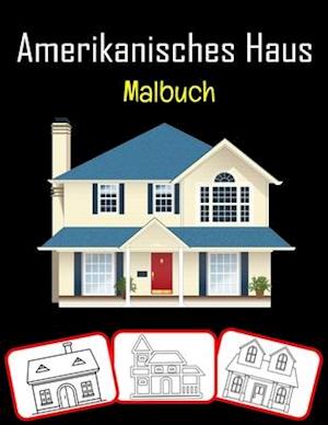 Amerikanisches Haus Malbuch