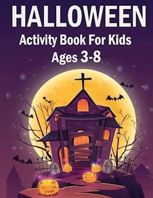 Halloween Activity Book for kids 3-8